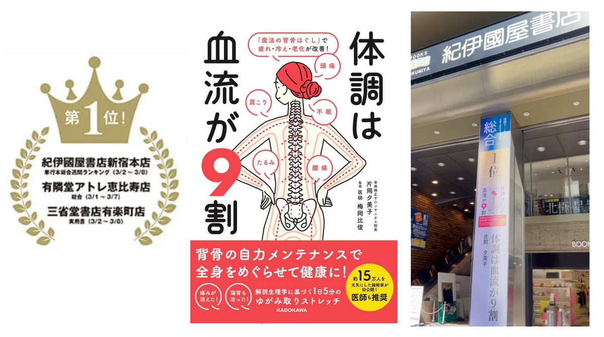 【書籍】体調は血流が9割 著:片岡夕美子